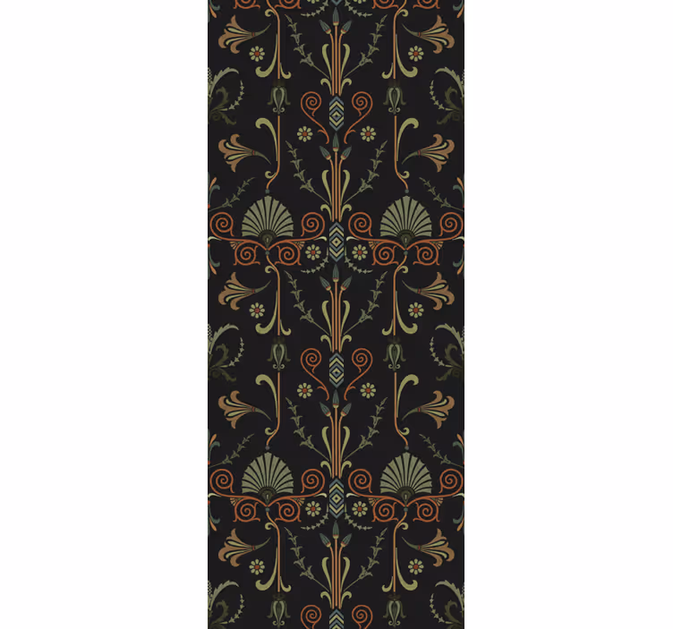 Retro roller blind tapestry design - TenStickers
