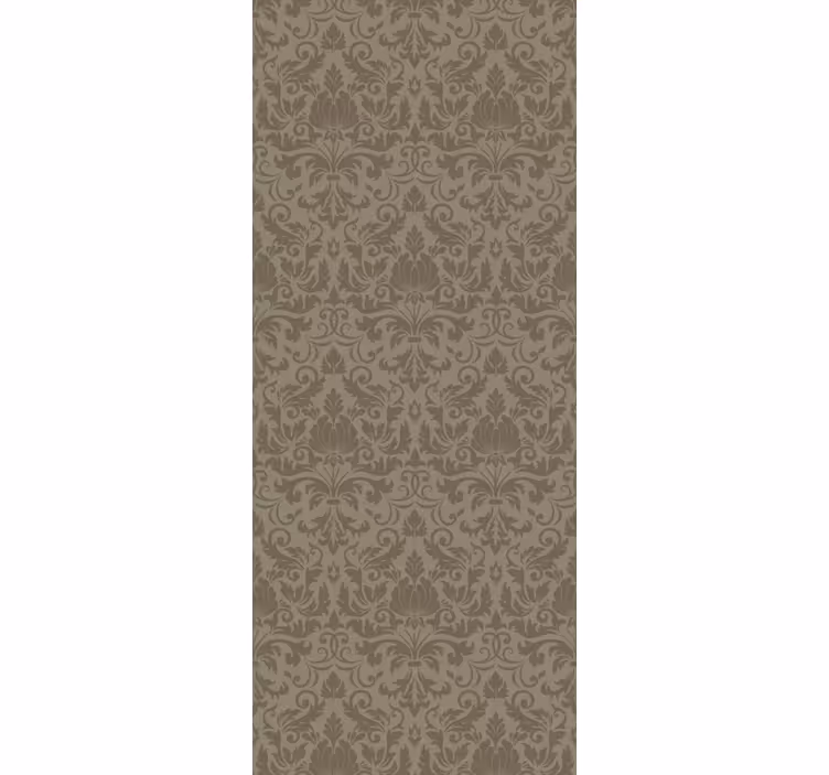 Retro roller blind velvet flocked - TenStickers