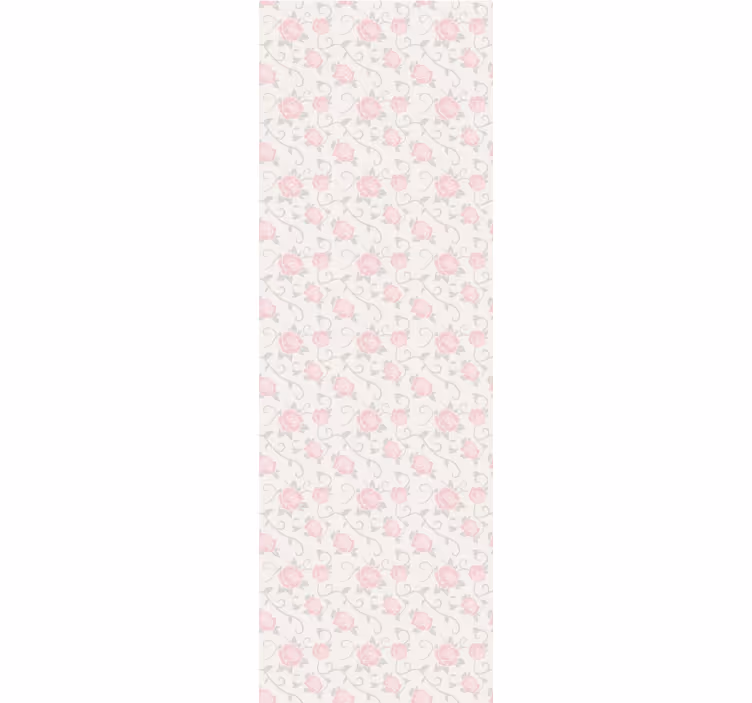 Retro roller blind little flowers vintage design - TenStickers