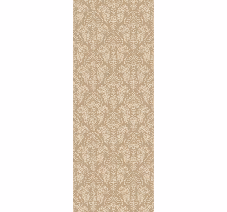 Retro roller blind classic floral design - TenStickers