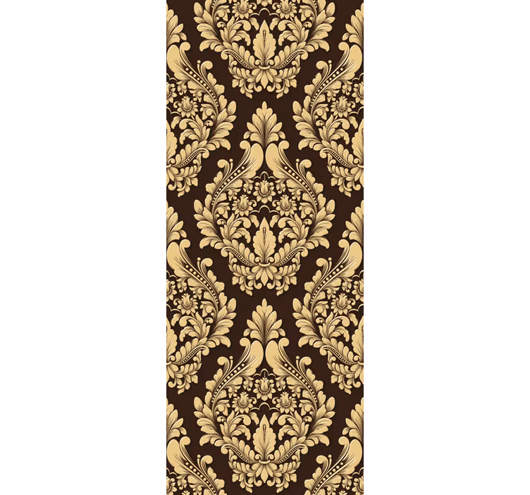 Retro roller blind in classic victorian style - TenStickers