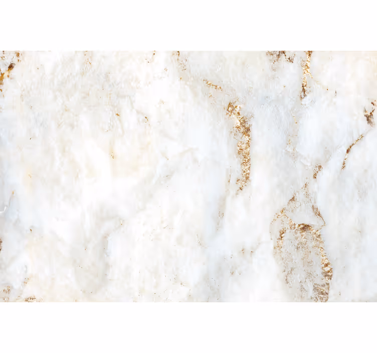 White window blind in white and gold marble - TenStickers