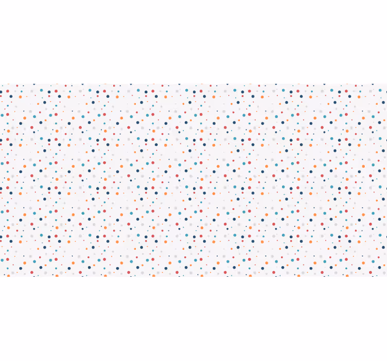 White window blind nordic style kids with colorful dots - TenStickers