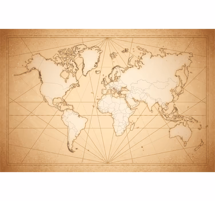 Blind beige nineteenth century design - TenStickers