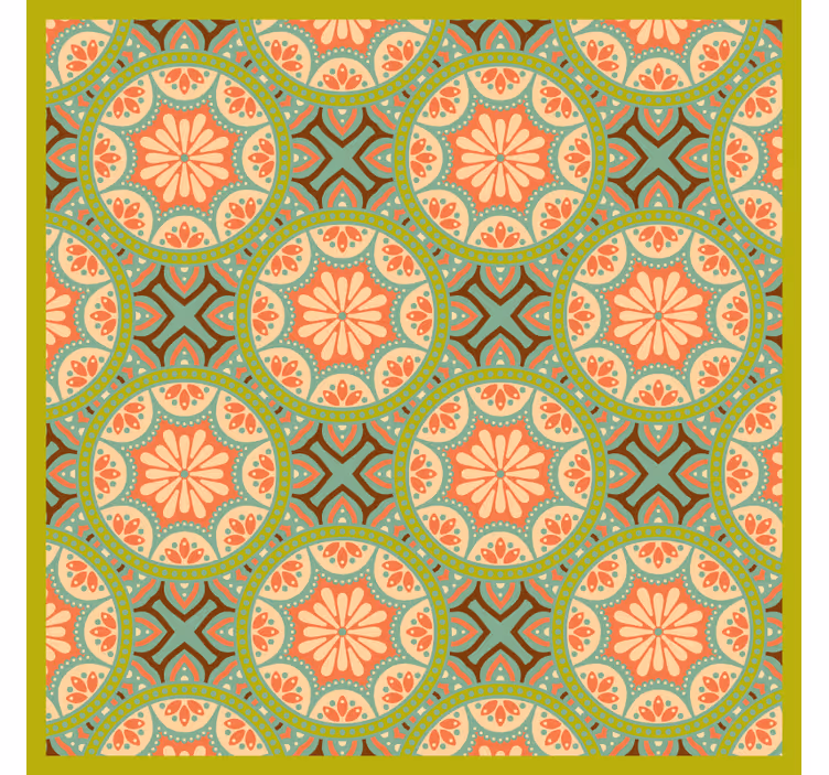Blind bedroom square persa green - TenStickers