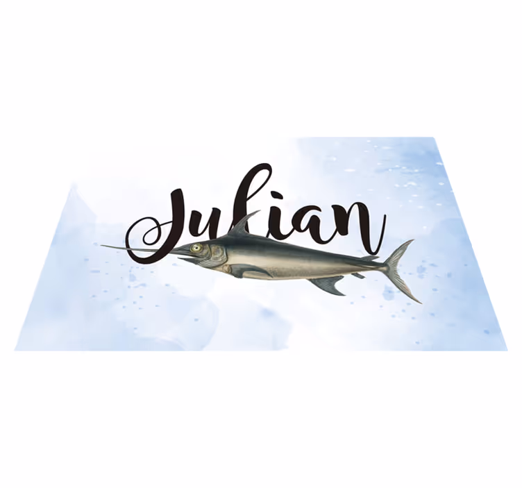 Personalised placemats custom name mats - TenStickers