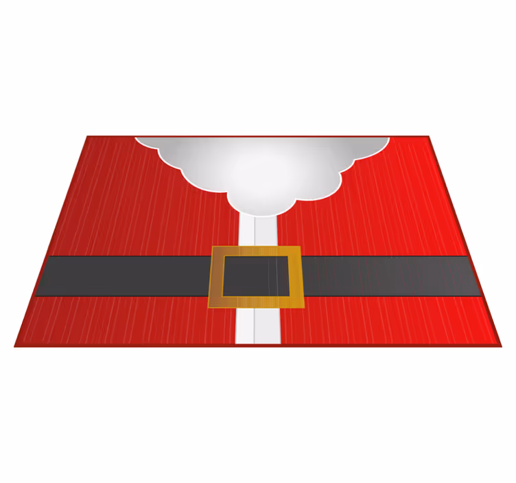 Christmas placemats santa claus outfit - TenStickers