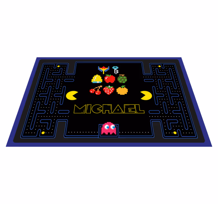 Pac Man game children placemats - TenStickers