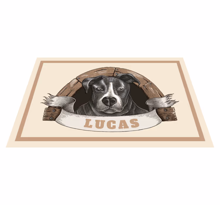 Original placemats dog portrait art print - TenStickers