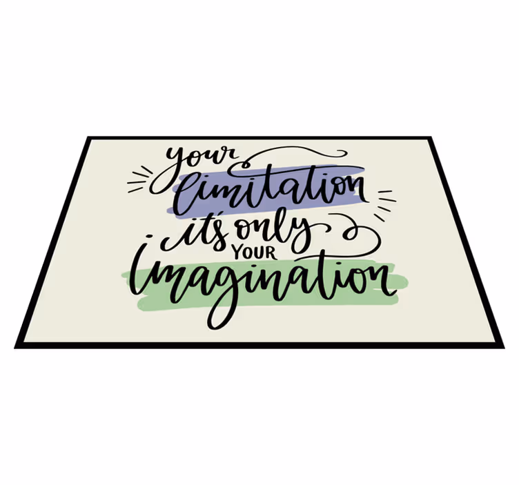 Quote placemats inspirational phrase art - TenStickers