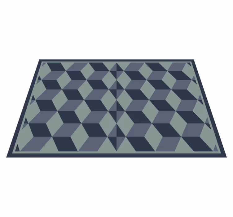 Christmas placemats with geometric tile design - TenStickers