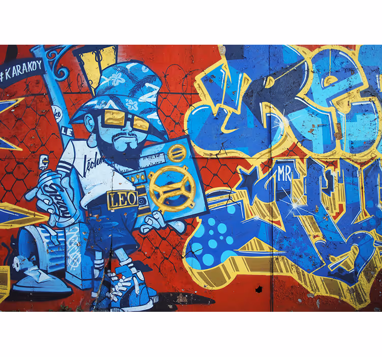 Cool grafitti Urban Art Wall Mural - TenStickers