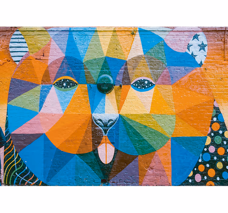 Tribal graffiti Urban Art Wall Mural - TenStickers