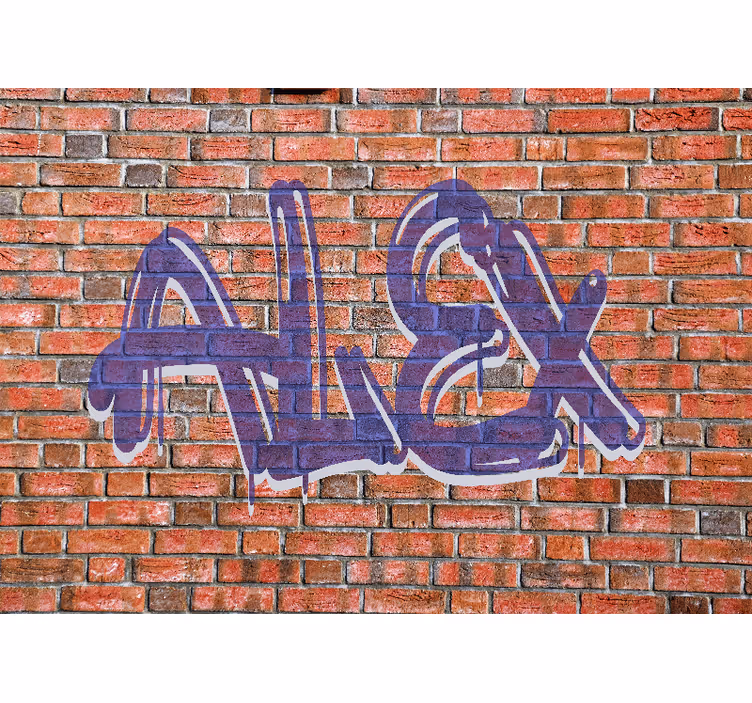 Graffiti wall mural graffiti name art - TenStickers