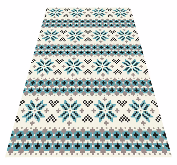 Nordic texture design  nordic rug - TenStickers
