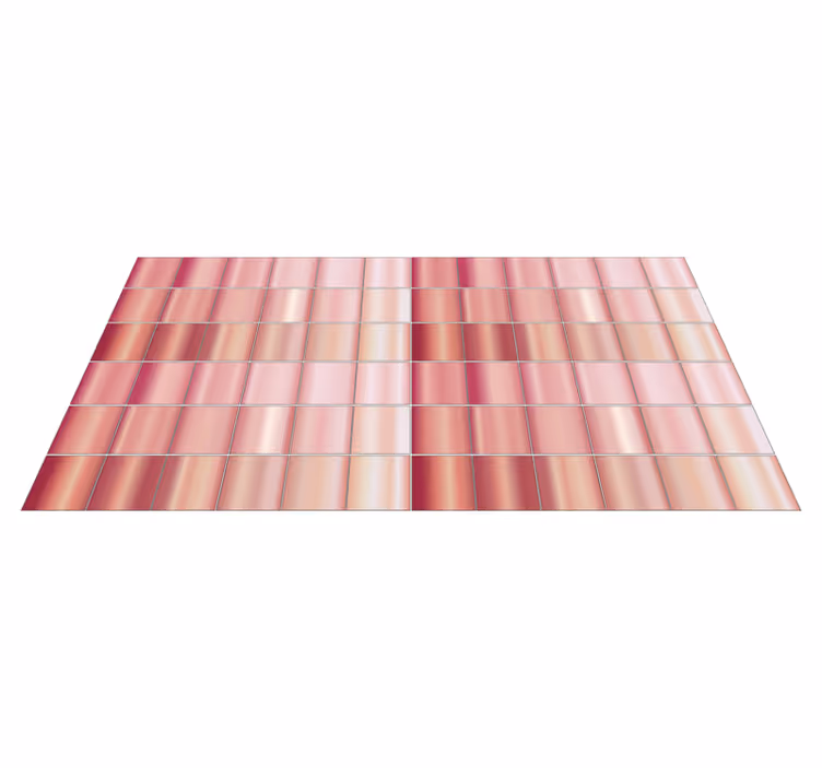 Steel mosaic tile vinyl floor tiles carpet - TenStickers