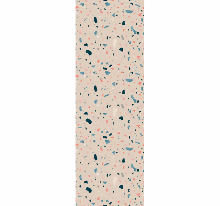 Beige terrazzo motif textured wallpaper - TenStickers