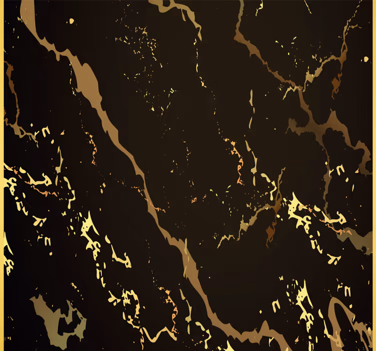 Elegant Golden Veins marble effect wallpaper - TenStickers