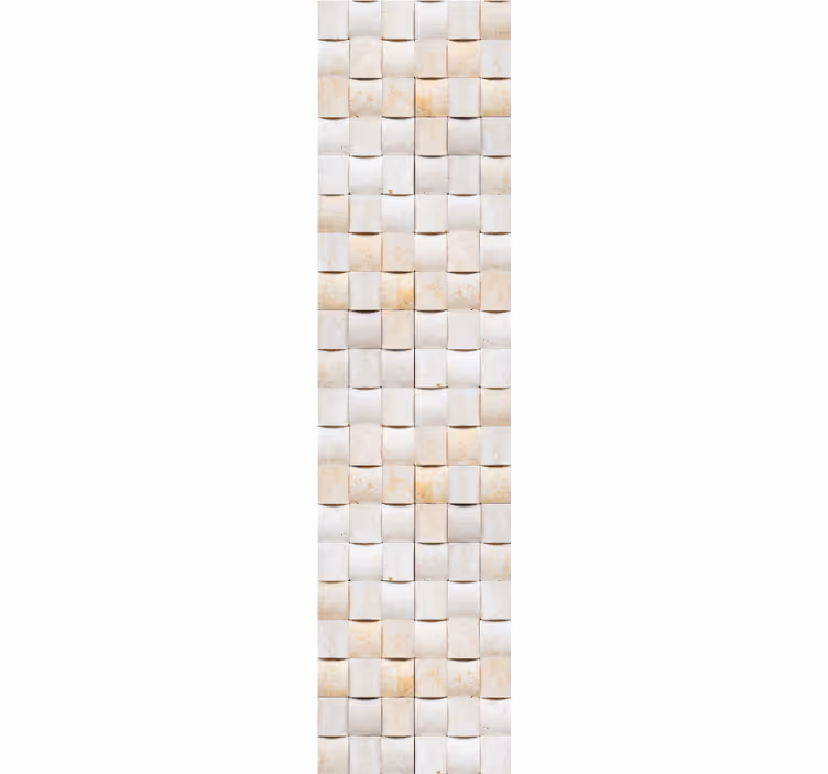 Mosaic Tile Effect textured wallpaper - TenStickers