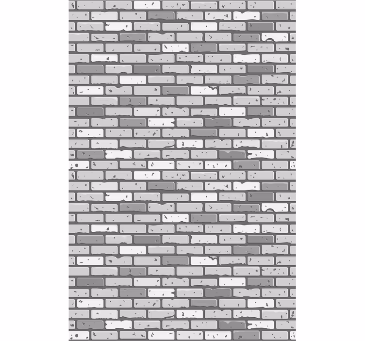 Monochrome Brickwork bricks wallpaper - TenStickers