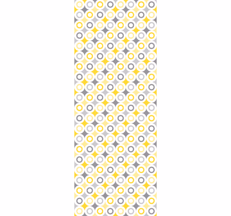 Circular Pattern polka dots wallpaper - TenStickers