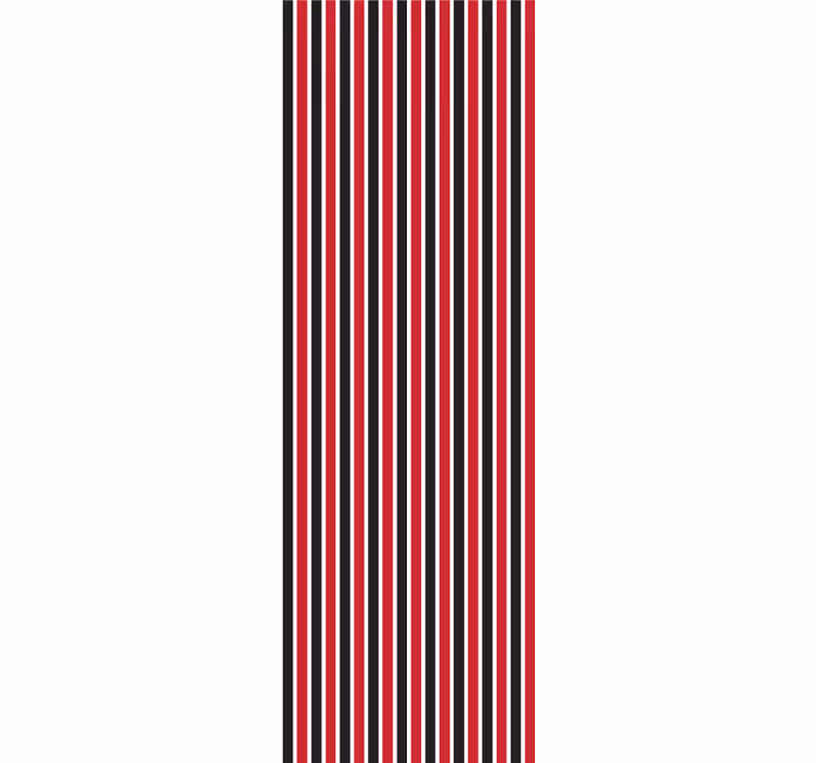 Vertical Stripe Ensemble wallpaper striped - TenStickers