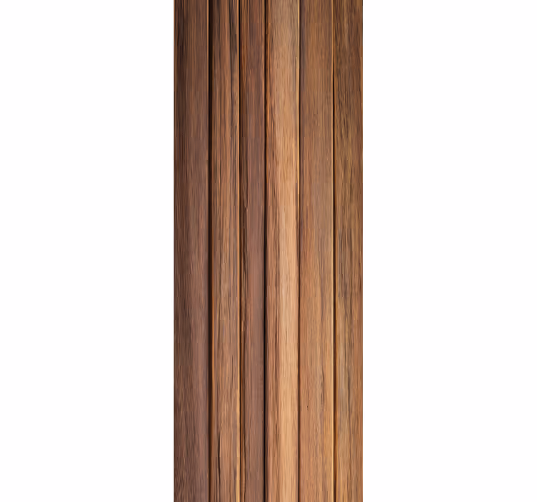 Wood Plank Panels wood effect wallpaper - TenStickers
