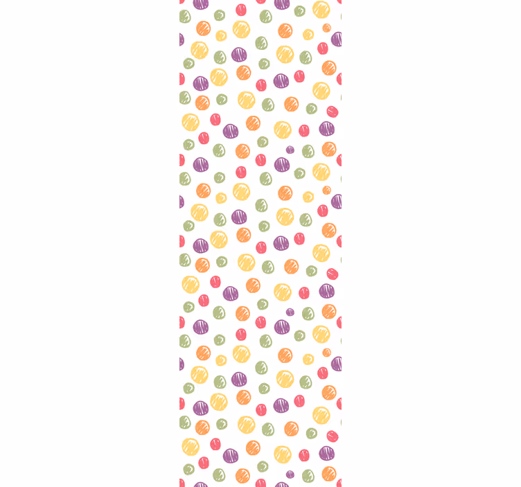 Polka Dot Burst polka dots wallpaper - TenStickers