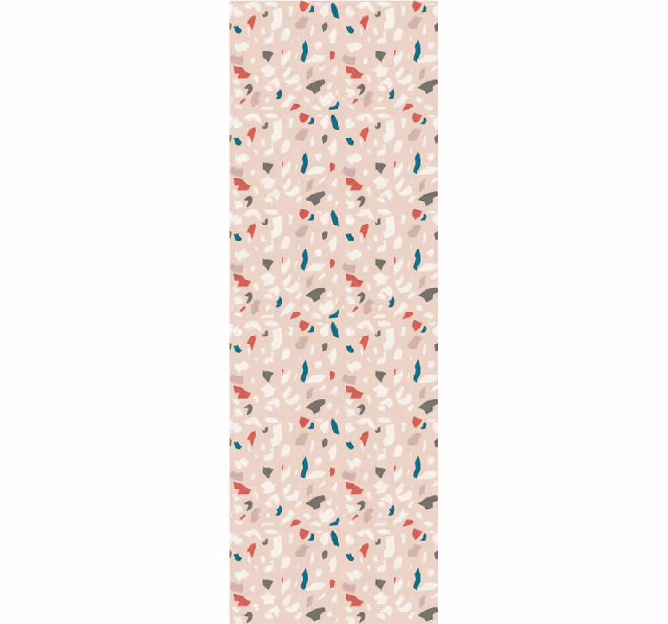 Abstract beige terrazzo textured wallpaper - TenStickers