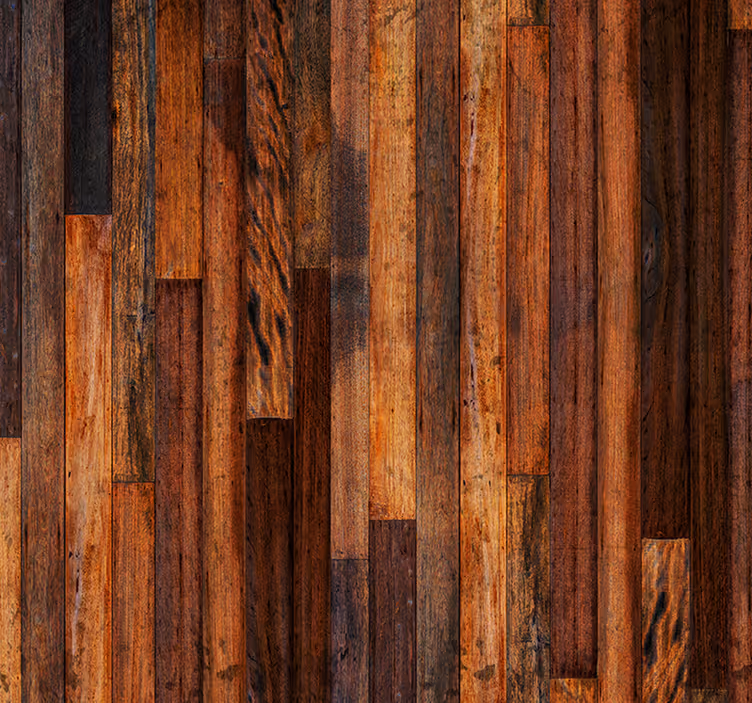 October evening wood Wallpaper - TenStickers