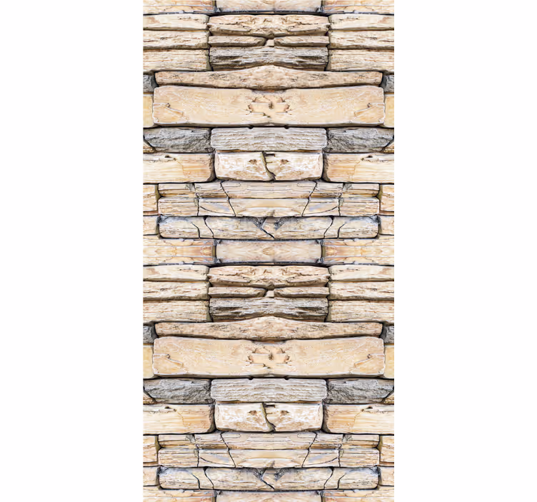 Neat elegant pattern stone effect wallpaper - TenStickers