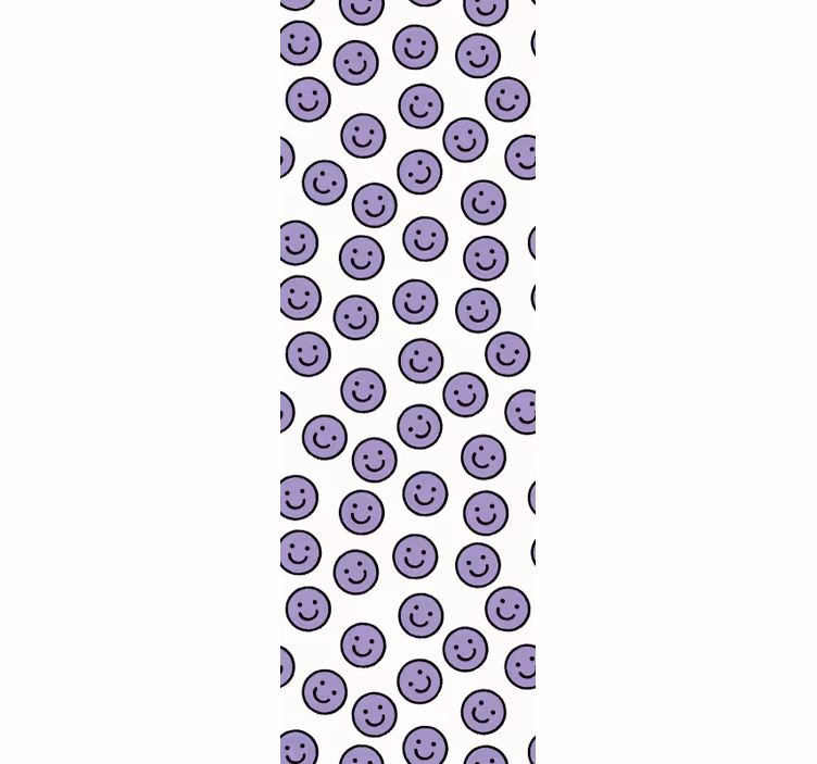 Smiley Pattern Design polka dots wallpaper - TenStickers