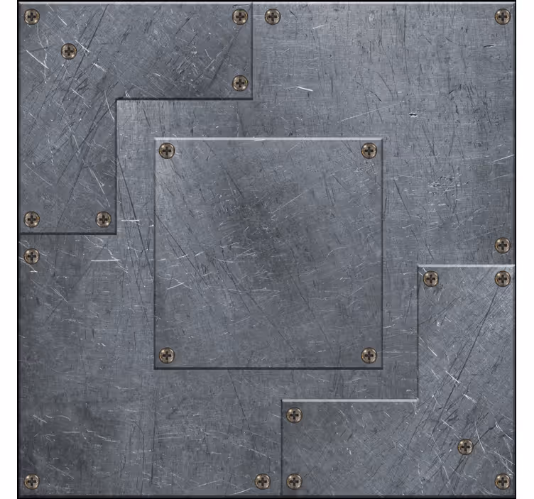 steel plates Teens wallpaper - TenStickers