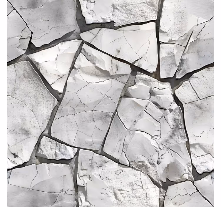 Gray design stone effect wallpaper - TenStickers