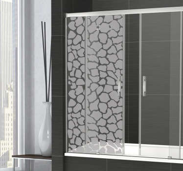 Giraffe Pattern Shower Sticker