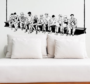 New York Workers Wall Sticker