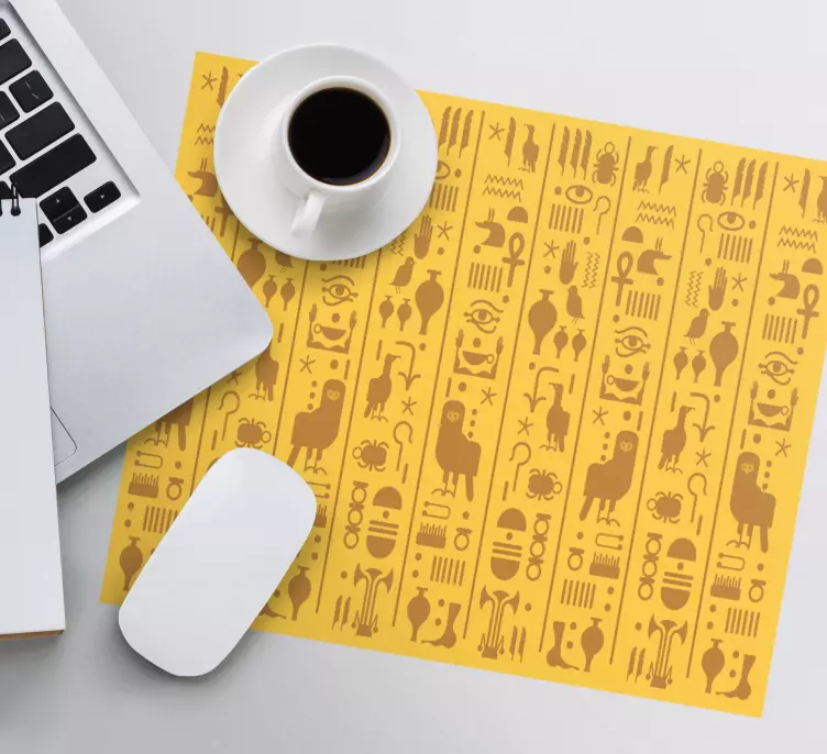 ancient egypt papirus mouse pad - TenStickers