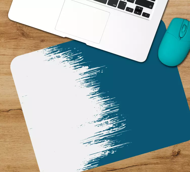 Blue paint original mouse pad - TenStickers