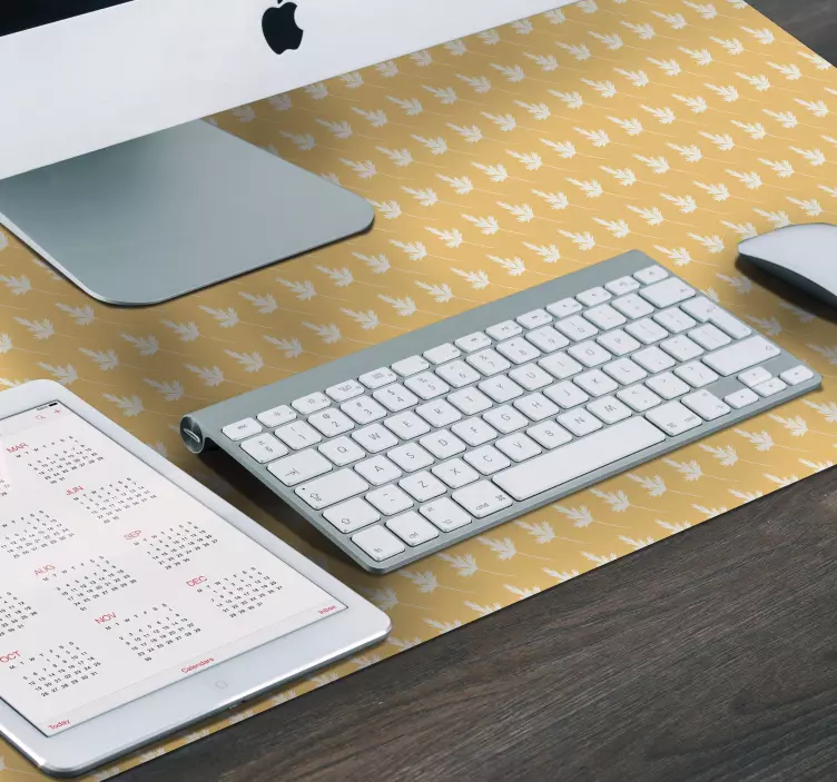 Charming Bird Motif mouse pad pattern - TenStickers