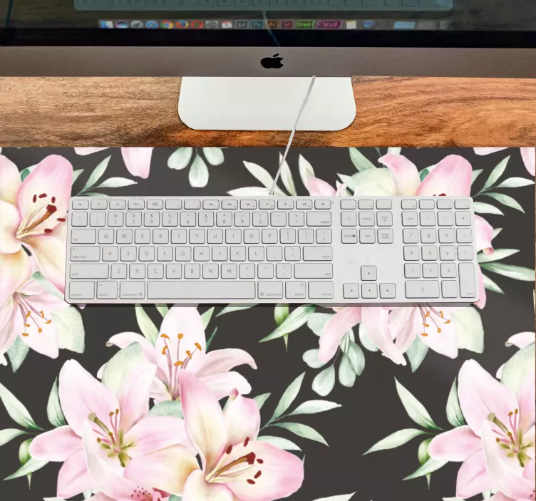 Floral Lily Arrangement mouse pad pattern - TenStickers