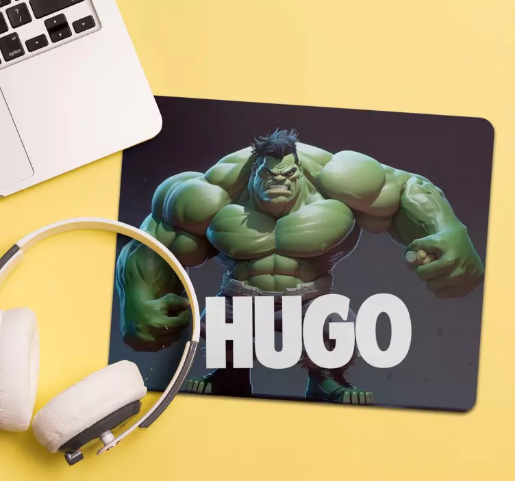 SuperheroeSuperhero personalised mouse mat - TenStickers
