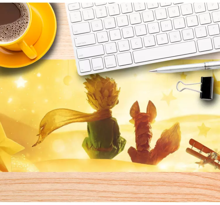 Painted little prince illustration design anime mouse pad - TenStickers