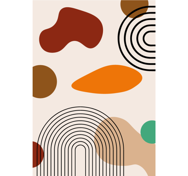 Boho arches bathroom blind - TenStickers