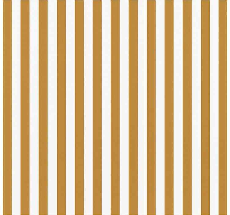 Mustard and white stripes living room blind - TenStickers