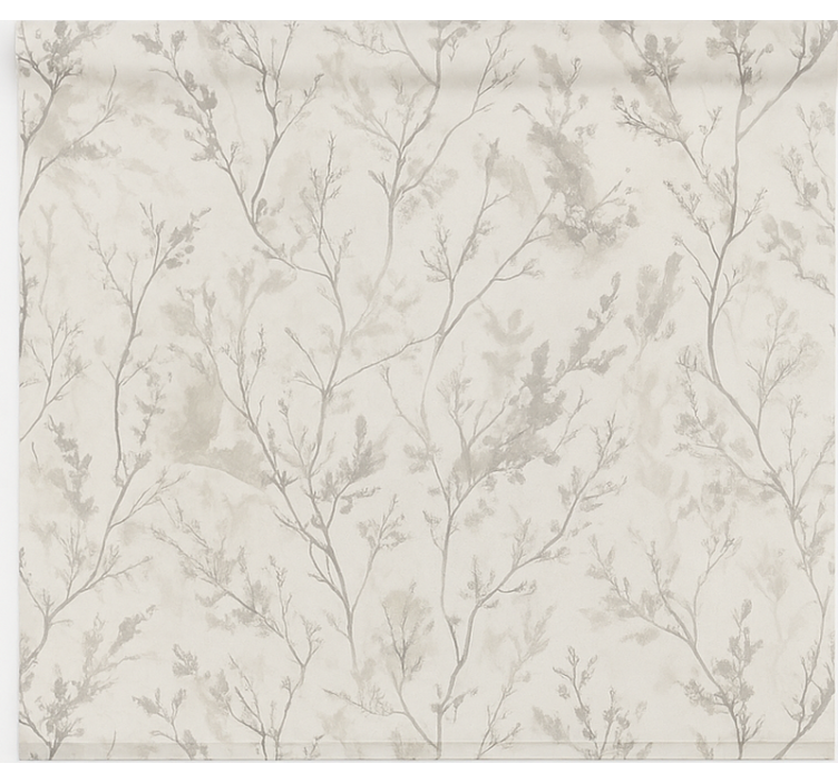 Winter floral pattern blind kitchen - TenStickers