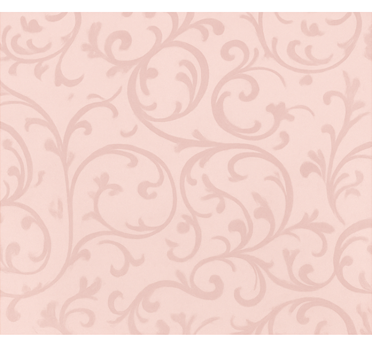 Elegant damask scrollwork living room blind - TenStickers