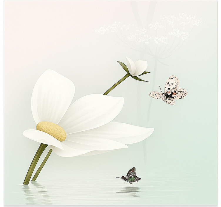 Ethereal Daisy Reflections blind kitchen - TenStickers