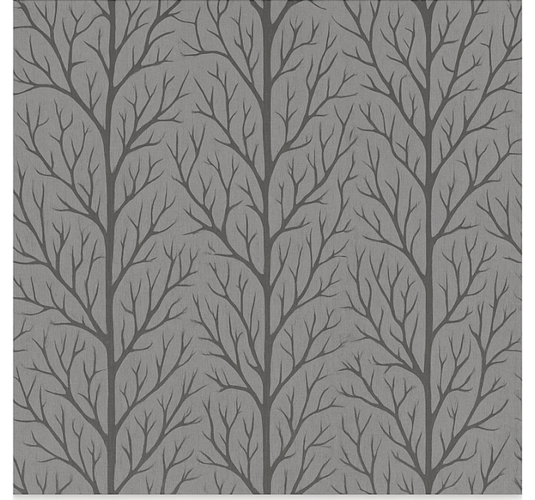 Grey forest trees dining room blind - TenStickers