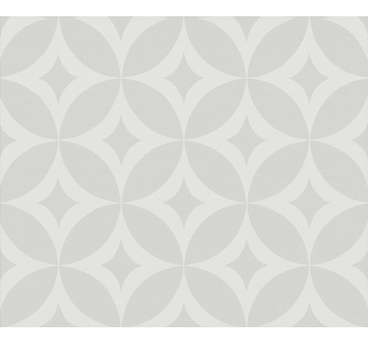 Geometric diamond pattern dining room blind - TenStickers