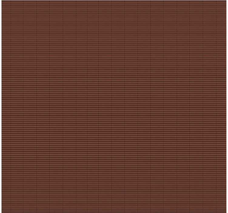 Chocolate brown bamboo effect  dining room blind - TenStickers